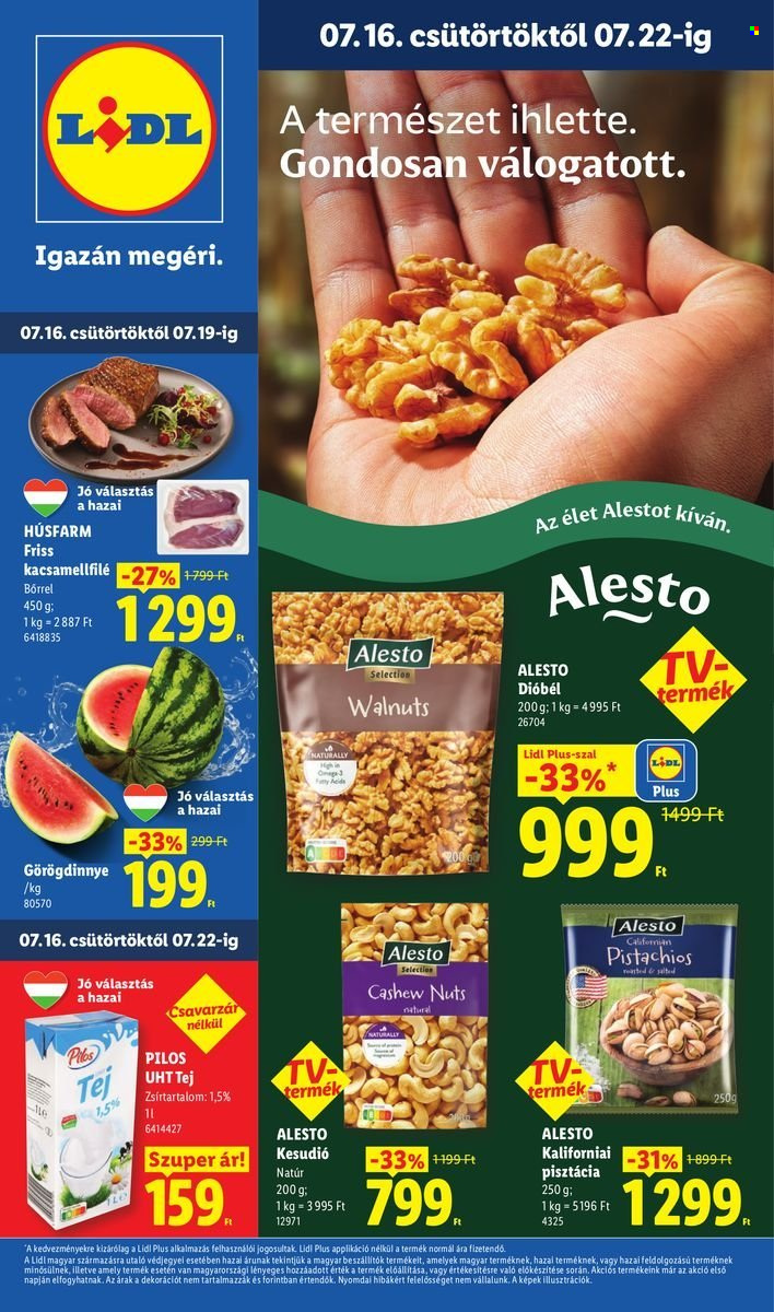 Lidl akciós újságok - 2026.07.16 - 2026.07.22. Oldal 1