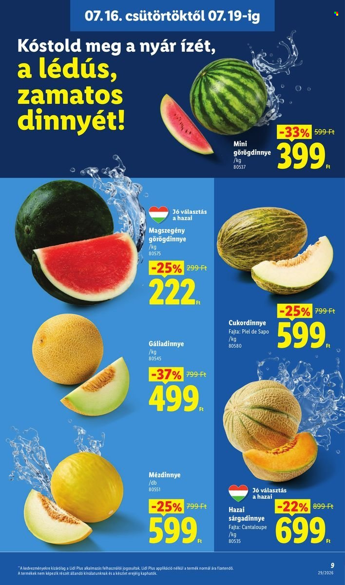 Lidl akciós újságok - 2026.07.16 - 2026.07.22. Oldal 9