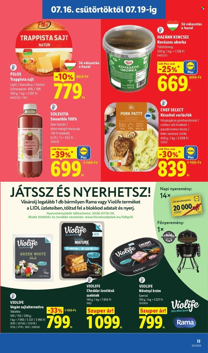 Lidl akciós újságok - 2026.07.16 - 2026.07.22. Oldal 15