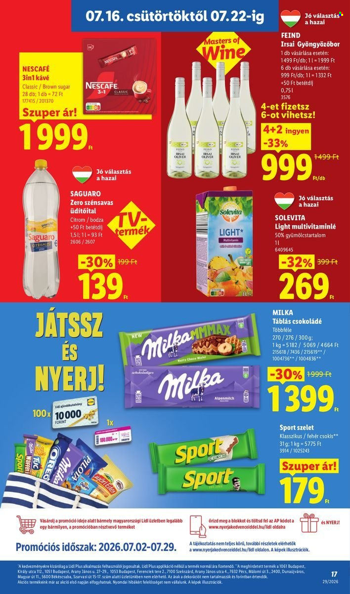 Lidl akciós újságok - 2026.07.16 - 2026.07.22. Oldal 17