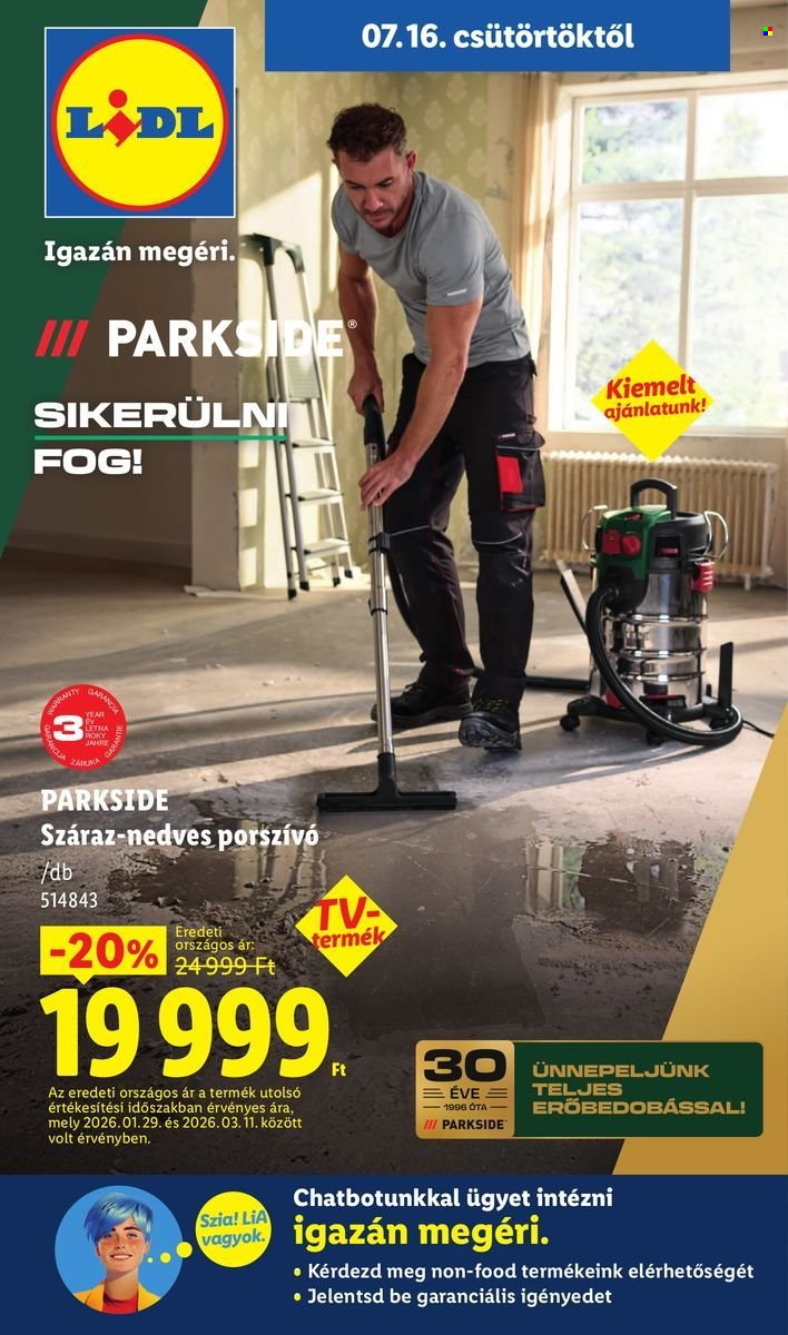 Lidl akciós újságok - 2026.07.16 - 2026.07.22. Oldal 1