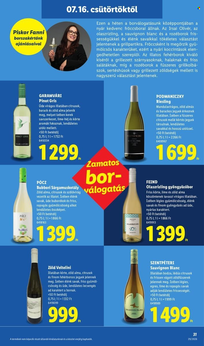 Lidl akciós újságok - 2026.07.16 - 2026.07.22. Oldal 31