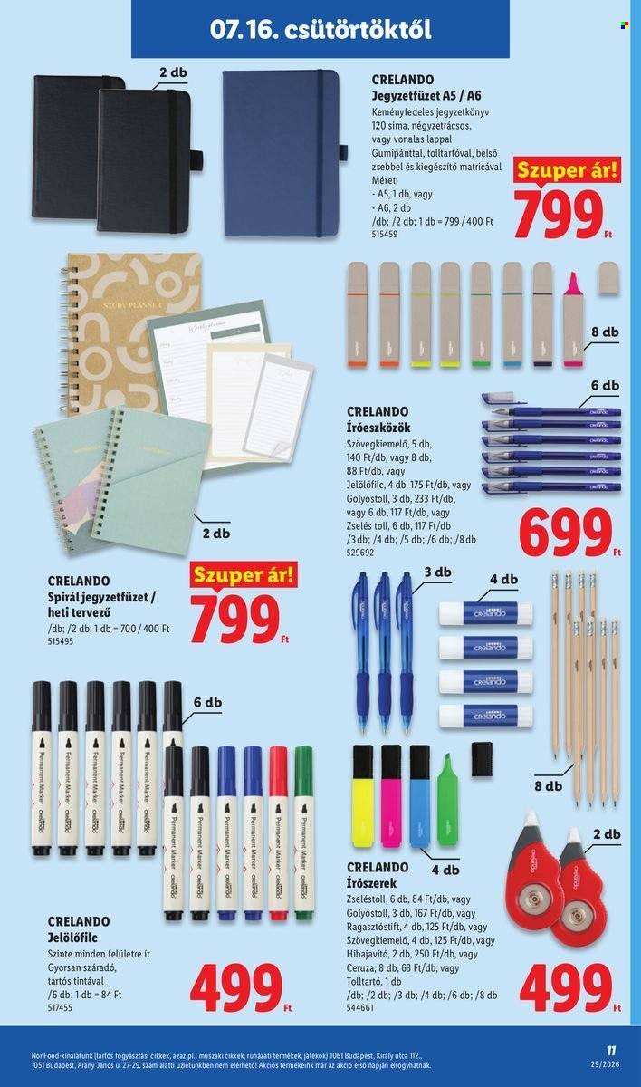 Lidl akciós újságok - 2026.07.16 - 2026.07.22. Oldal 11