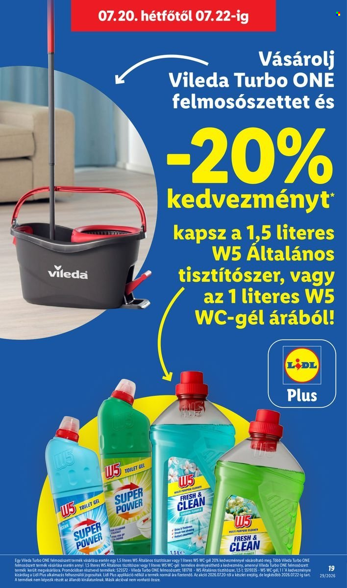 Lidl akciós újságok - 2026.07.16 - 2026.07.22. Oldal 19