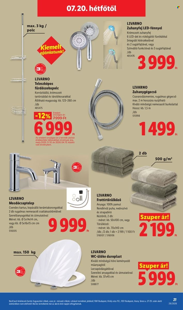 Lidl akciós újságok - 2026.07.16 - 2026.07.22. Oldal 21