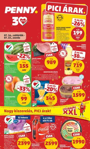 Újság Penny Market - 2026.07.16 - 2026.07.22.