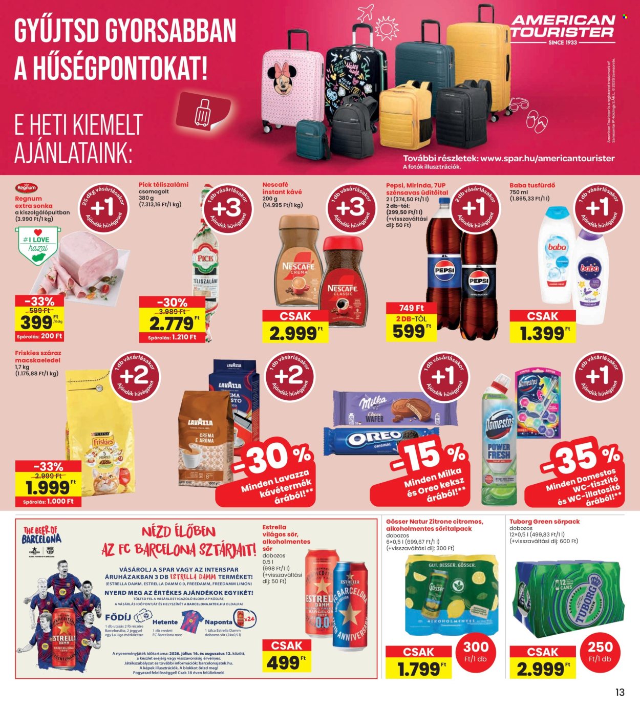 INTERSPAR akciós újságok - 2026.07.16 - 2026.07.22. Oldal 13