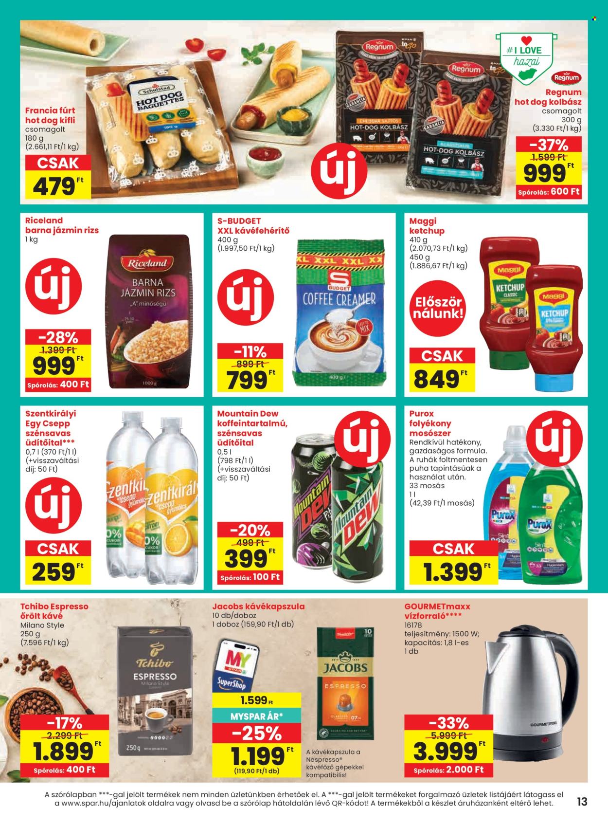 SPAR akciós újságok - 2026.07.16 - 2026.07.22. Oldal 13