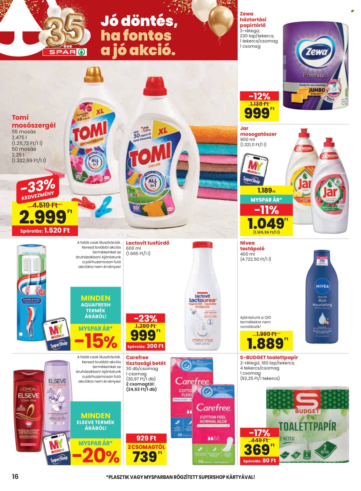 SPAR akciós újságok - 2026.07.16 - 2026.07.22. Oldal 16