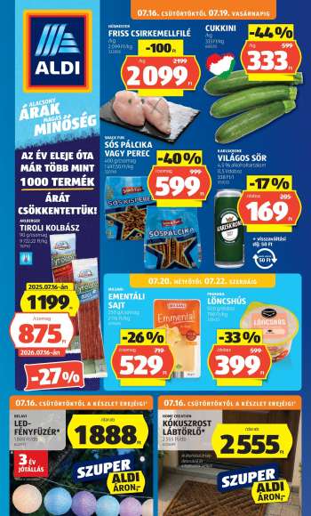 Újság Aldi - 2026.07.16 - 2026.07.22.