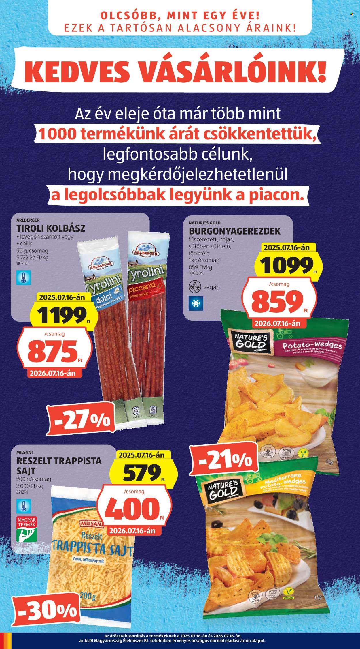 Aldi akciós újságok - 2026.07.16 - 2026.07.22. Oldal 2