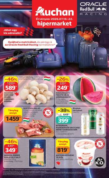 Újság Auchan - 2026.07.16 - 2026.07.22.