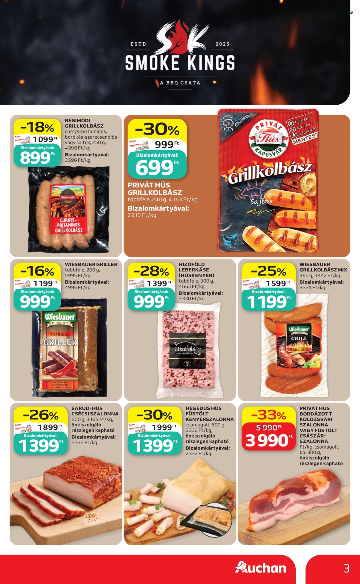 Auchan akciós újságok - 2026.07.16 - 2026.07.22. Oldal 3