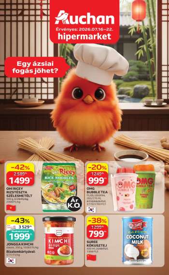 Újság Auchan - 2026.07.16 - 2026.07.22.