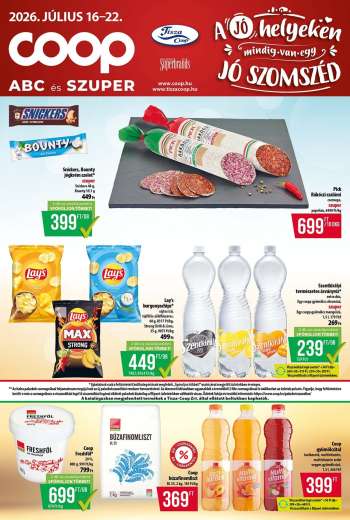 Újság Coop - 2026.07.16 - 2026.07.22.