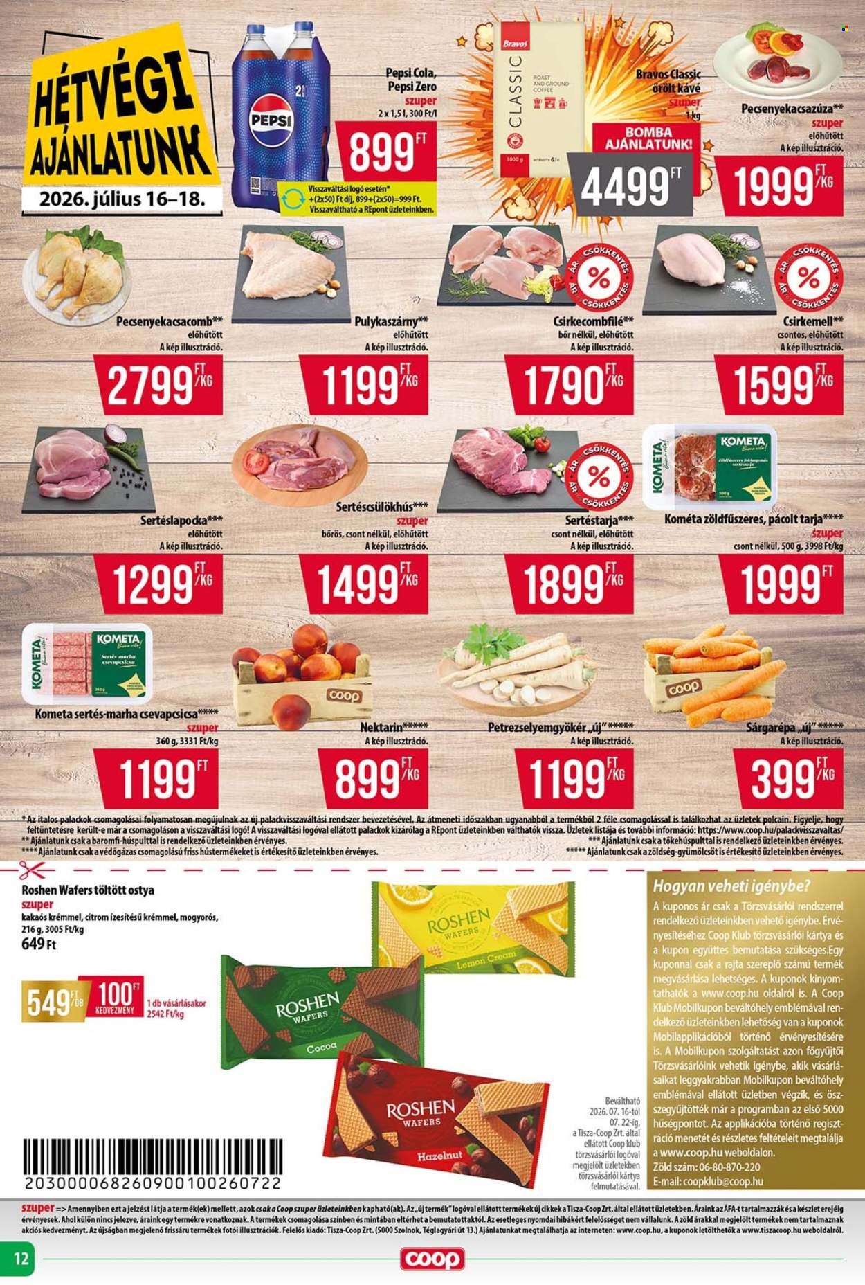 Coop akciós újságok - 2026.07.16 - 2026.07.22. Oldal 12