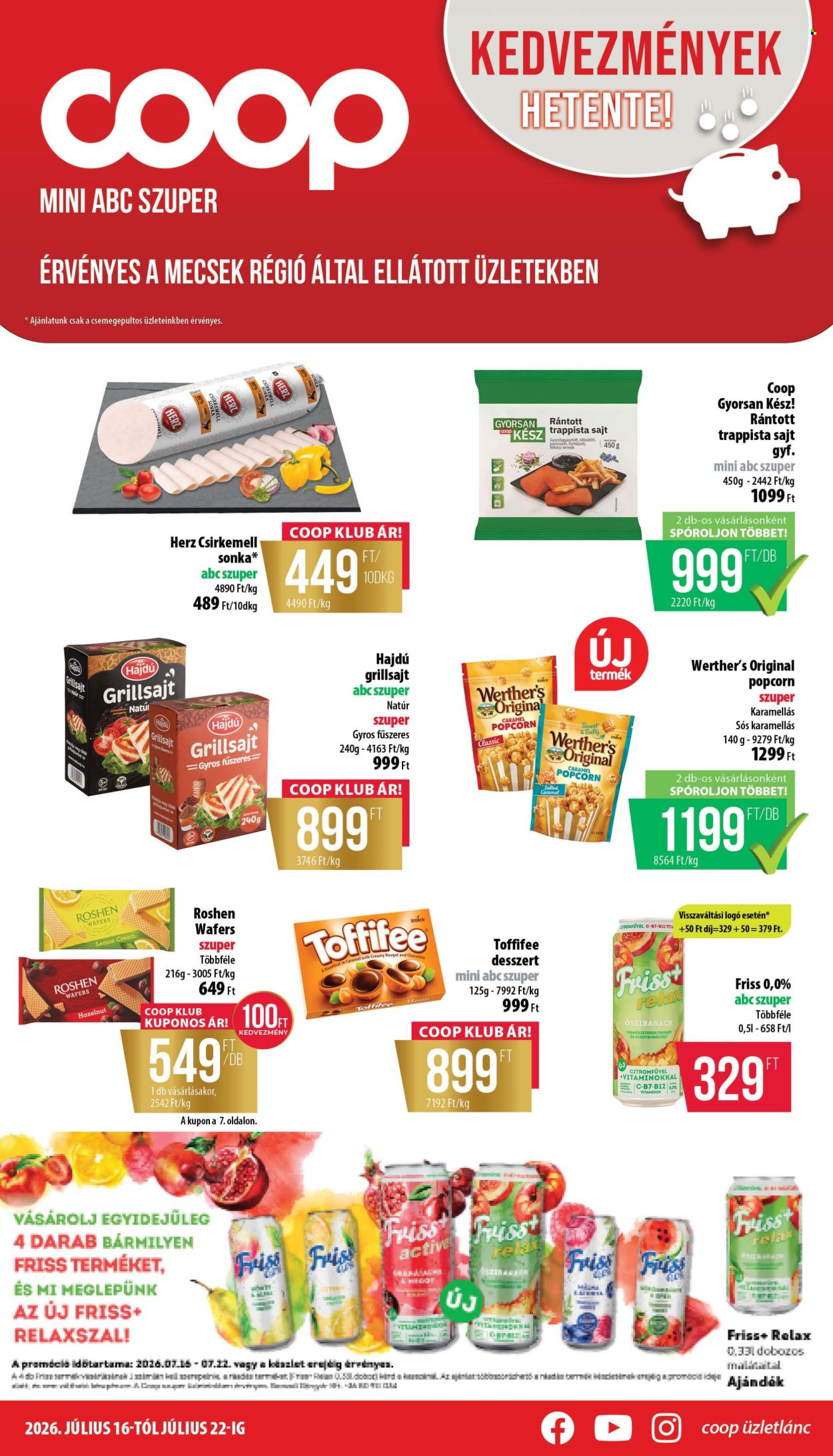 Coop akciós újságok - 2026.07.16 - 2026.07.22. Oldal 1