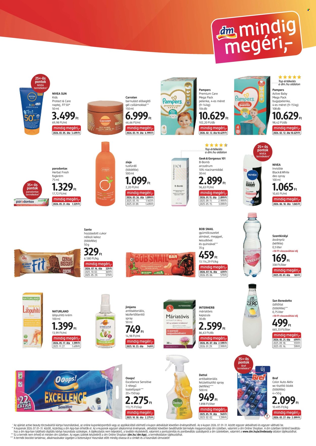 dm drogerie markt akciós újságok - 2026.07.16 - 2026.07.29. Oldal 3