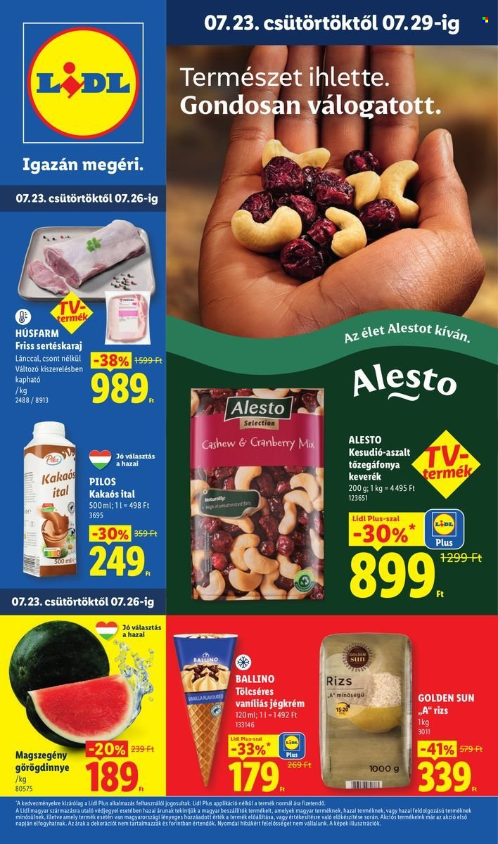 Lidl akciós újságok - 2026.07.23 - 2026.07.29. Oldal 1