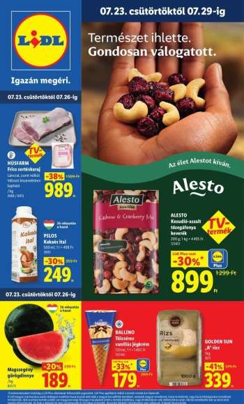 Újság Lidl - 2026.07.23 - 2026.07.29.