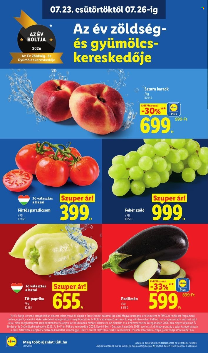 Lidl akciós újságok - 2026.07.23 - 2026.07.29. Oldal 6