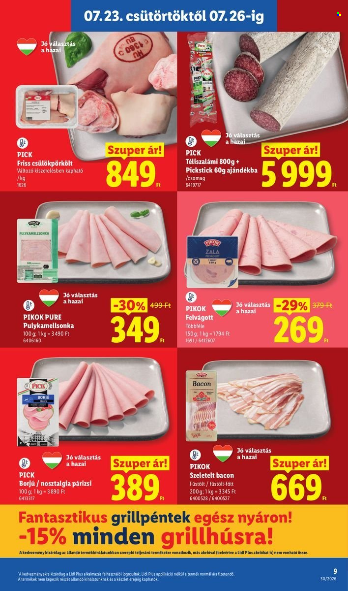 Lidl akciós újságok - 2026.07.23 - 2026.07.29. Oldal 9