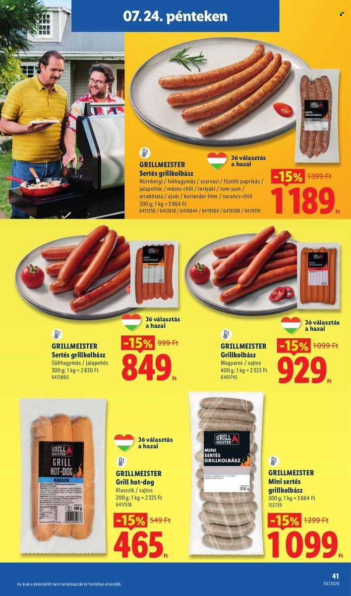 Lidl akciós újságok - 2026.07.23 - 2026.07.29. Oldal 41