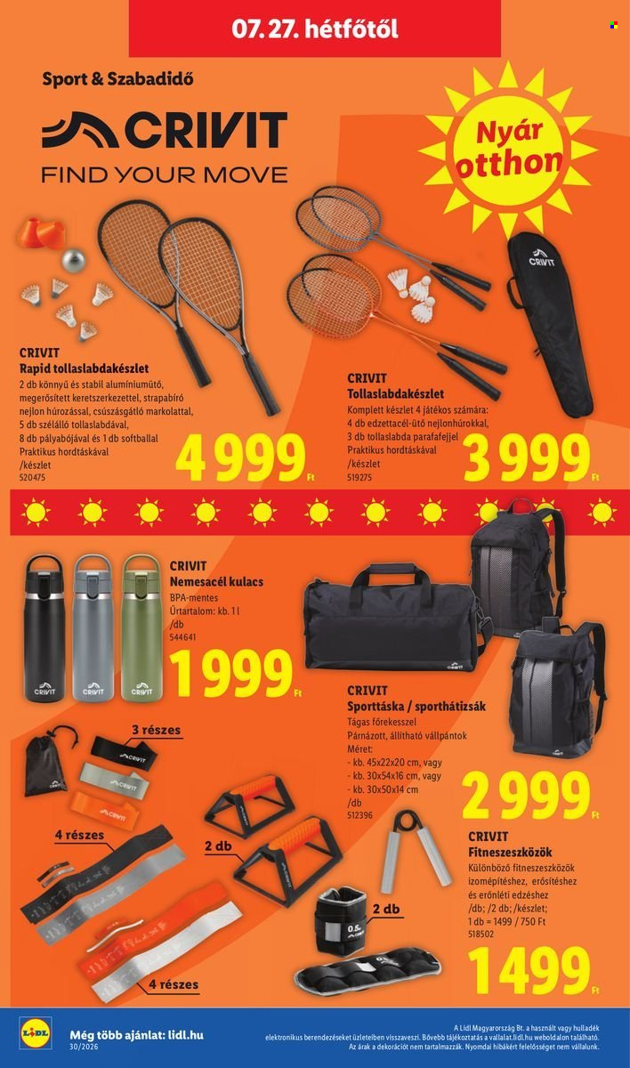 Lidl akciós újságok - 2026.07.23 - 2026.07.29. Oldal 52
