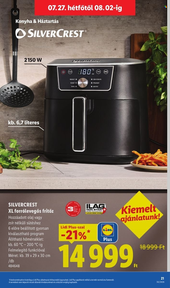 Lidl akciós újságok - 2026.07.23 - 2026.07.29. Oldal 21