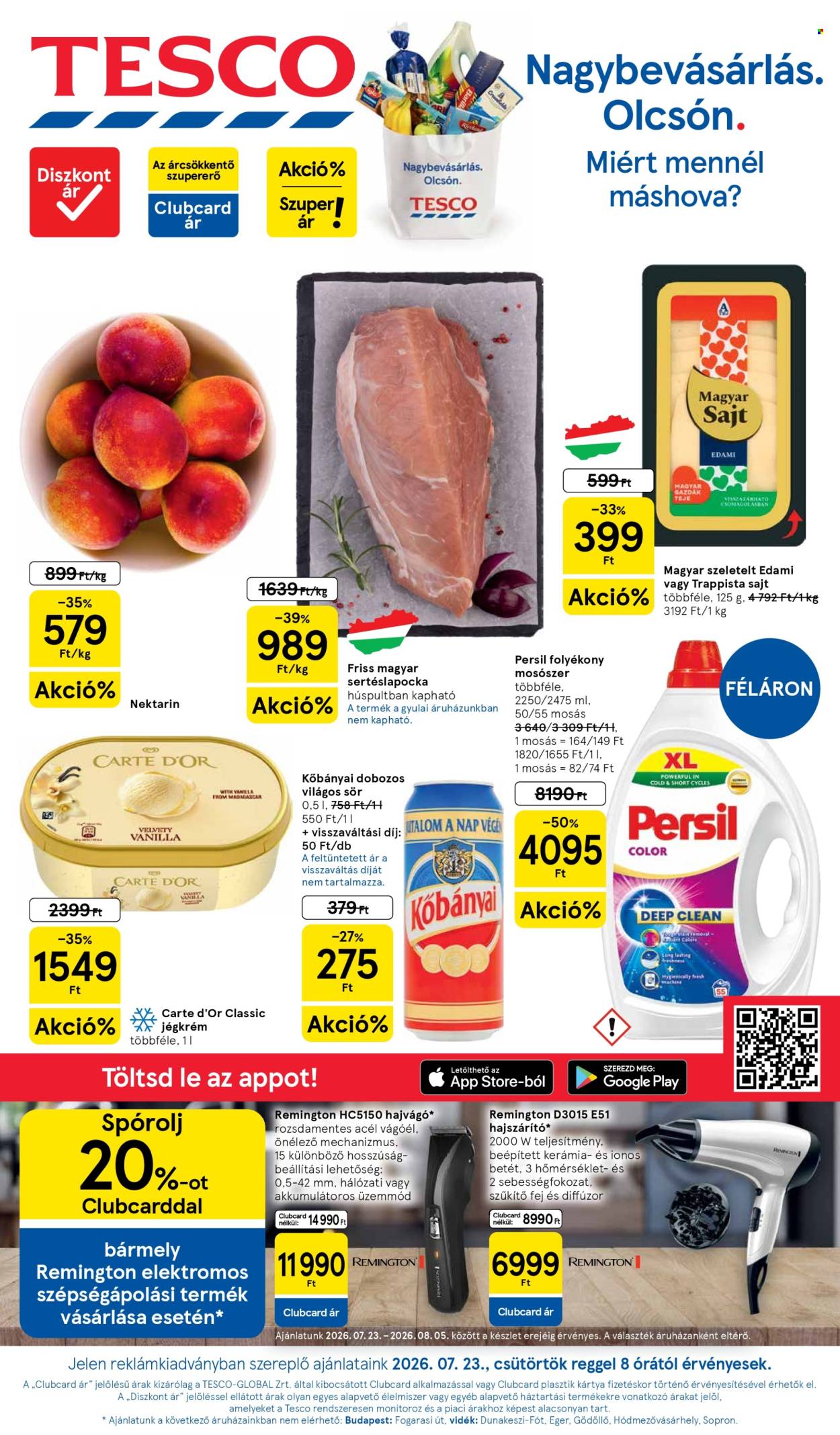 TESCO akciós újságok - 2026.07.23 - 2026.07.29. Oldal 1