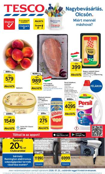 Újság TESCO - 2026.07.23 - 2026.07.29.
