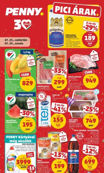 Újság Penny Market - 2026.07.23 - 2026.07.29.