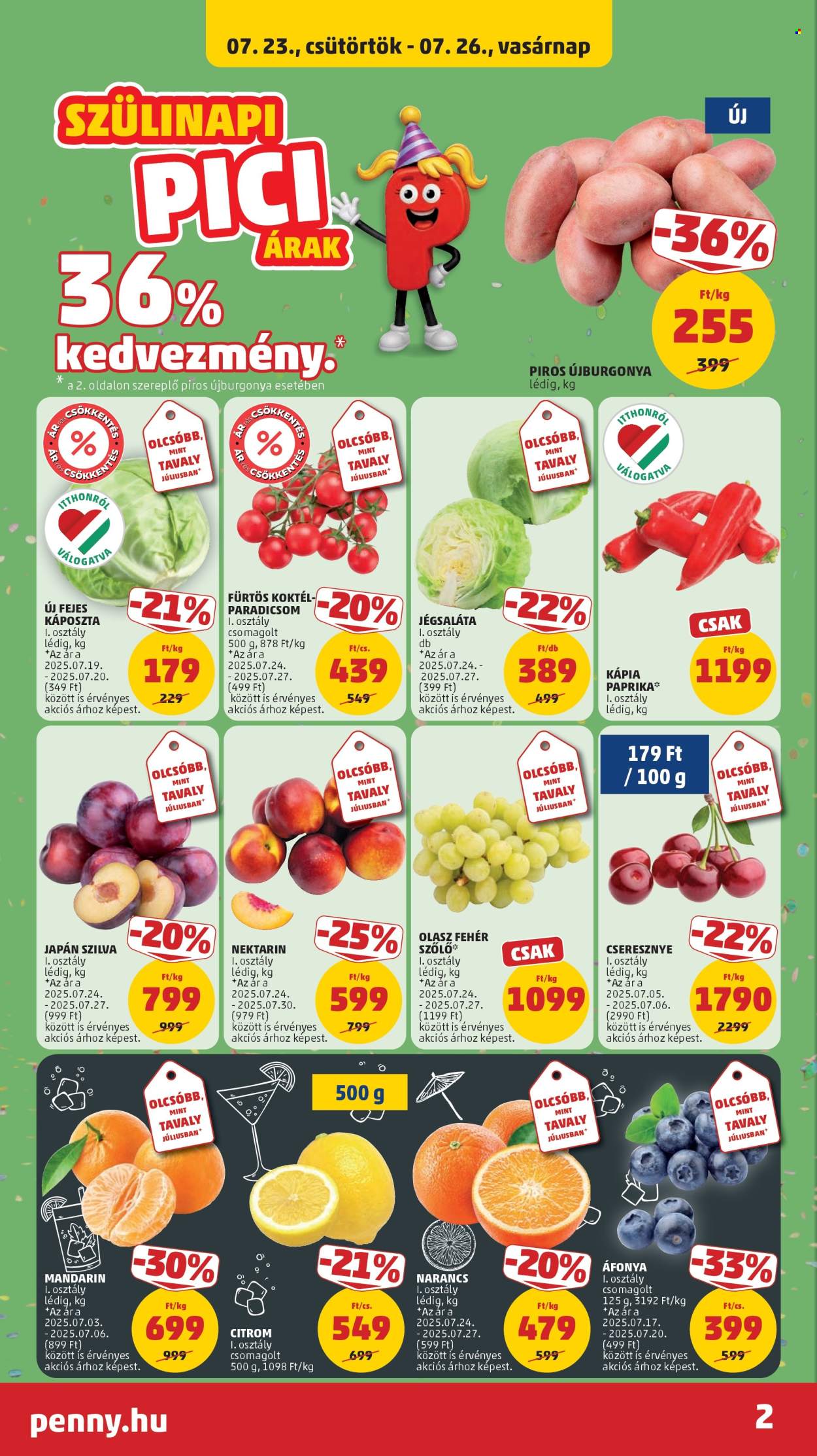 Penny Market akciós újságok - 2026.07.23 - 2026.07.29. Oldal 2