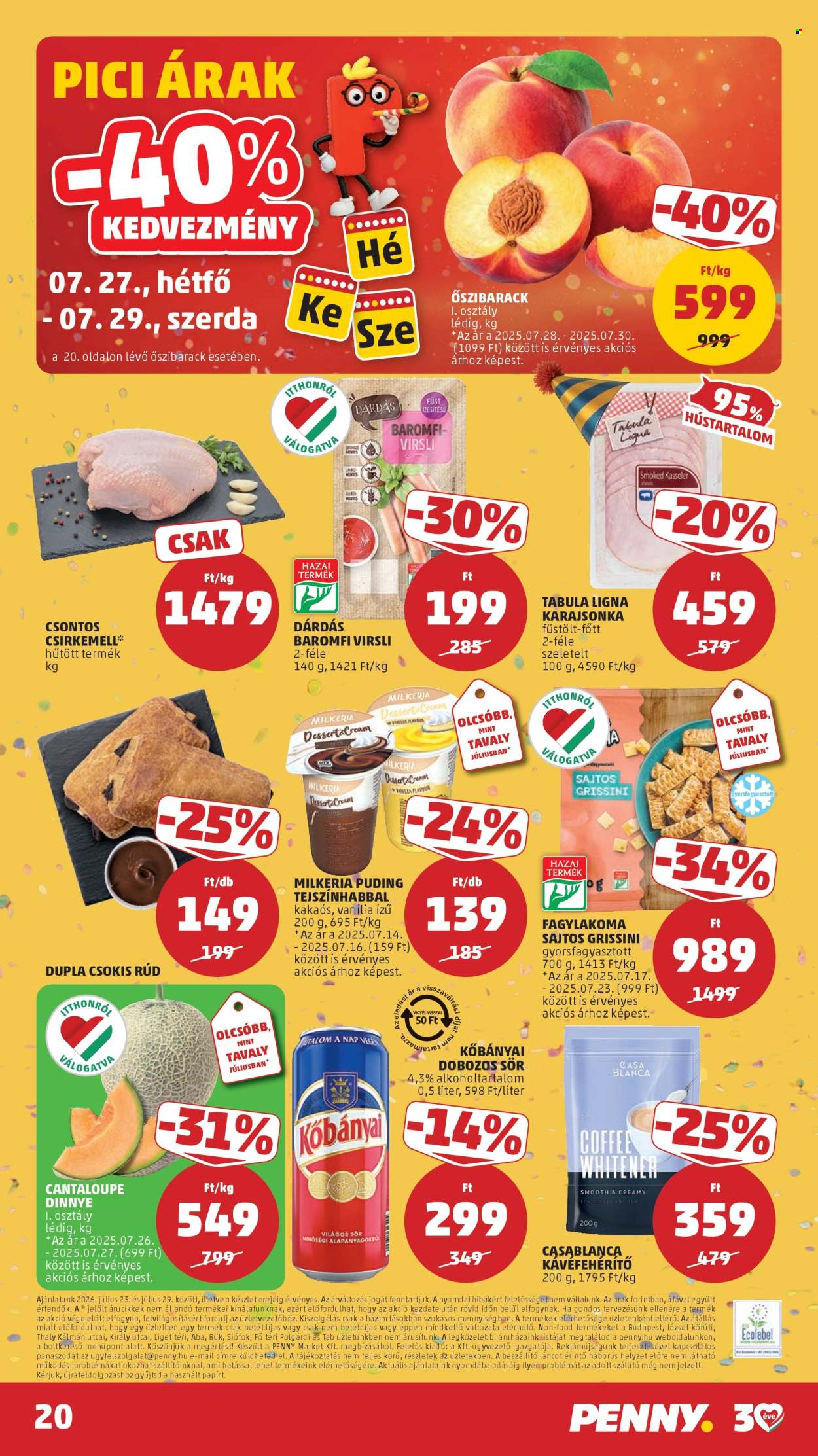 Penny Market akciós újságok - 2026.07.23 - 2026.07.29. Oldal 23