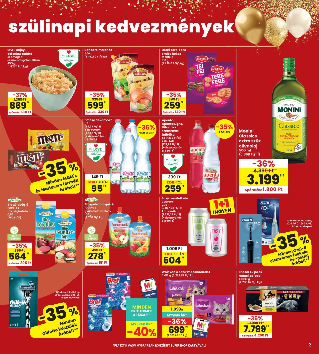 INTERSPAR akciós újságok - 2026.07.23 - 2026.07.29. Oldal 3
