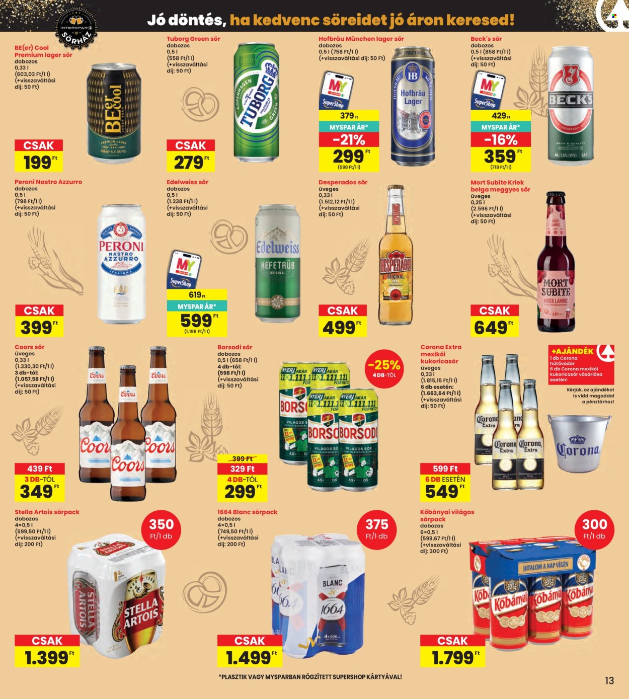 INTERSPAR akciós újságok - 2026.07.23 - 2026.07.29. Oldal 13