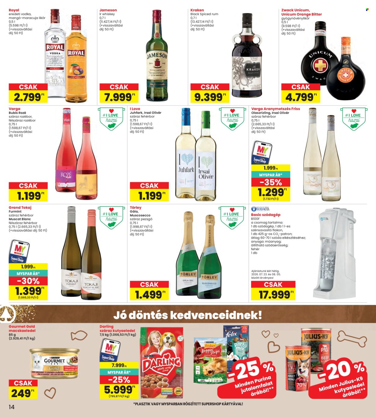 INTERSPAR akciós újságok - 2026.07.23 - 2026.07.29. Oldal 14