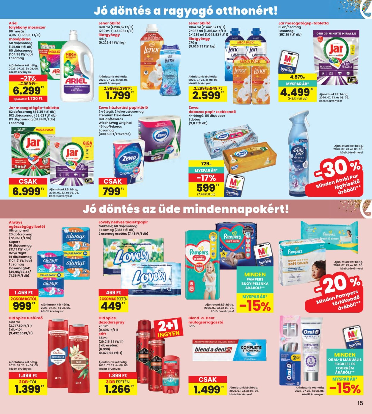 INTERSPAR akciós újságok - 2026.07.23 - 2026.07.29. Oldal 15
