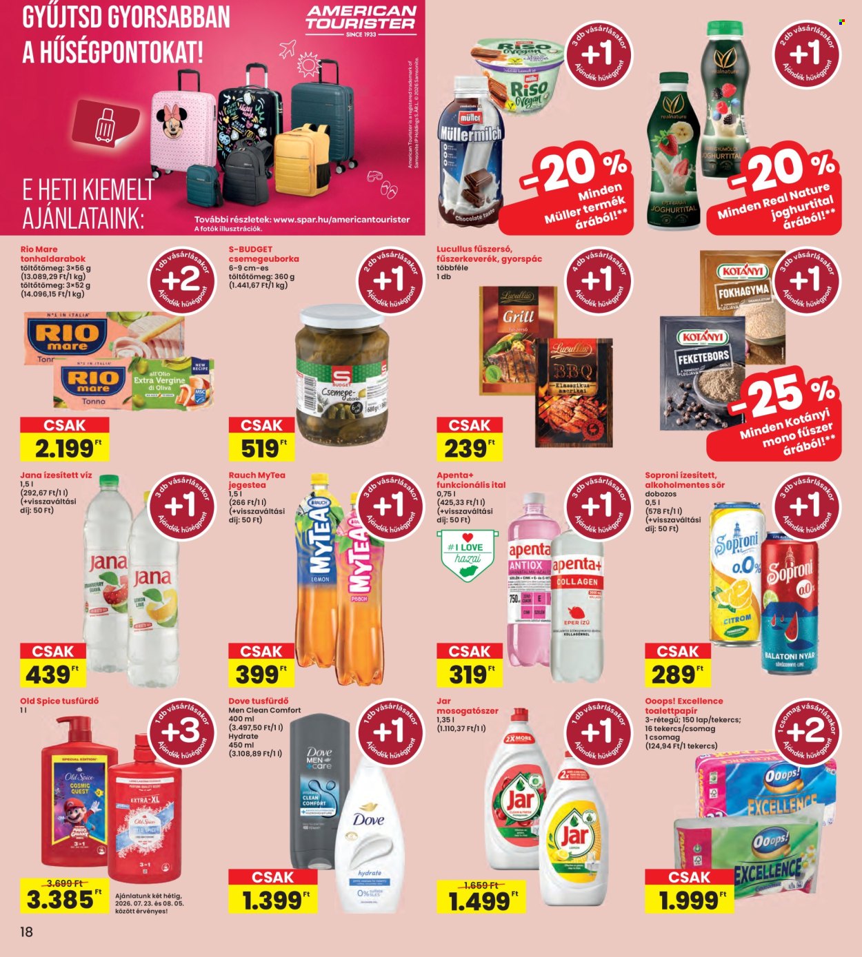 INTERSPAR akciós újságok - 2026.07.23 - 2026.07.29. Oldal 18