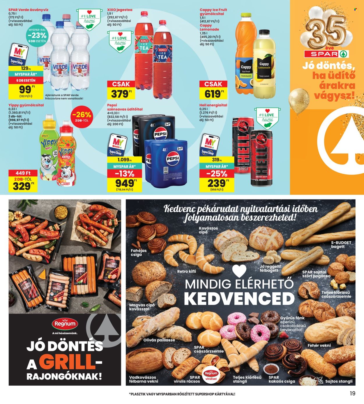 INTERSPAR akciós újságok - 2026.07.23 - 2026.07.29. Oldal 19