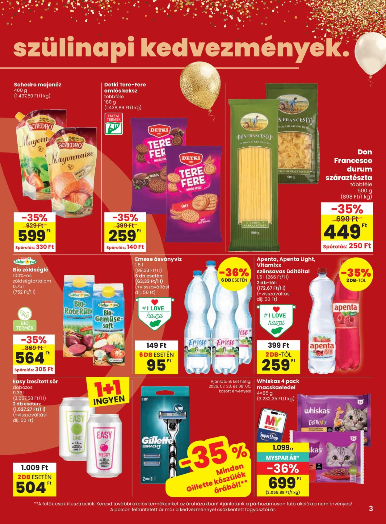 SPAR akciós újságok - 2026.07.23 - 2026.07.29. Oldal 3
