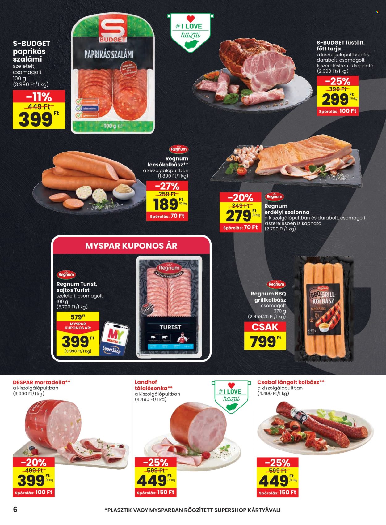 SPAR akciós újságok - 2026.07.23 - 2026.07.29. Oldal 6