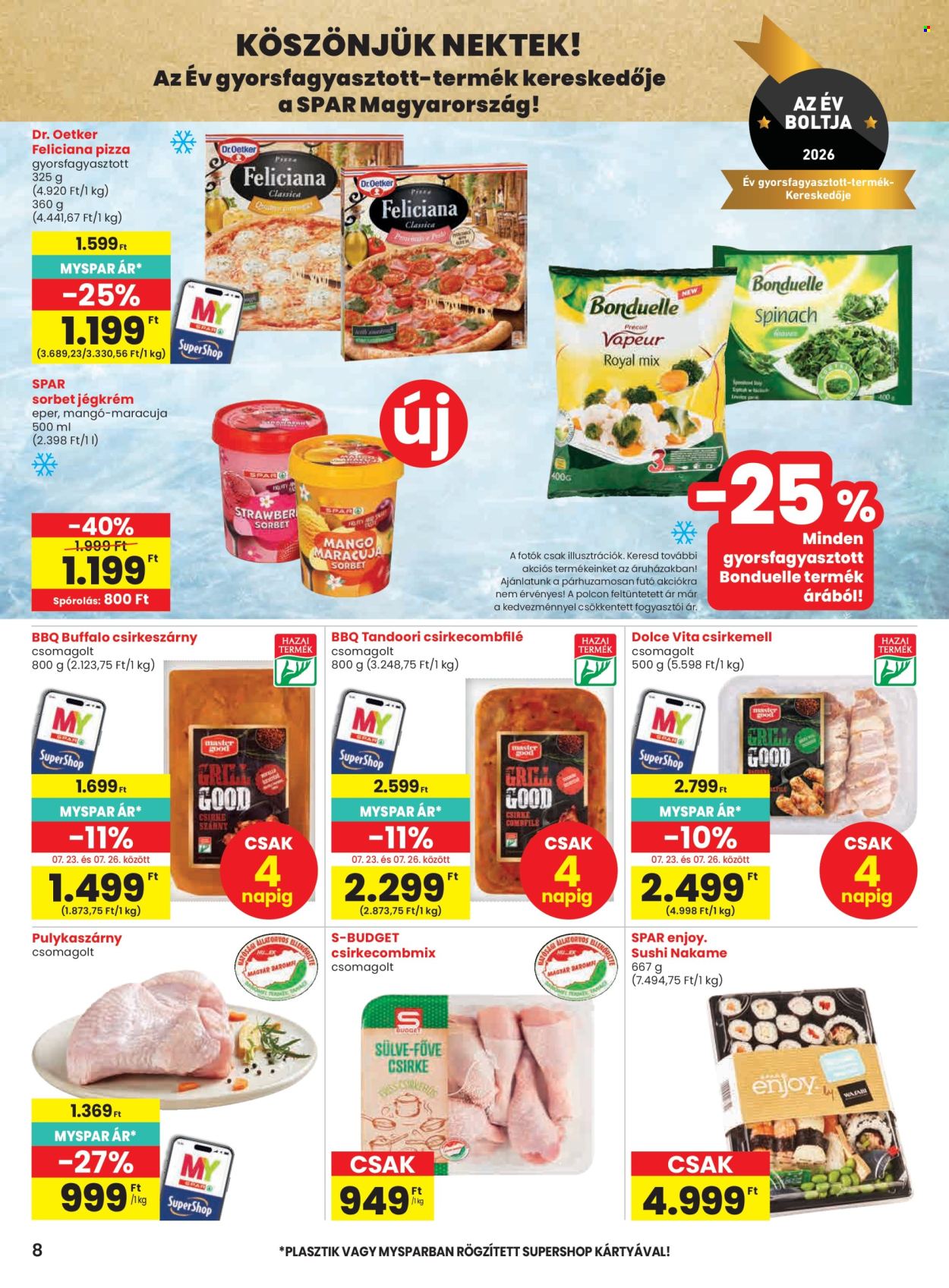 SPAR akciós újságok - 2026.07.23 - 2026.07.29. Oldal 8