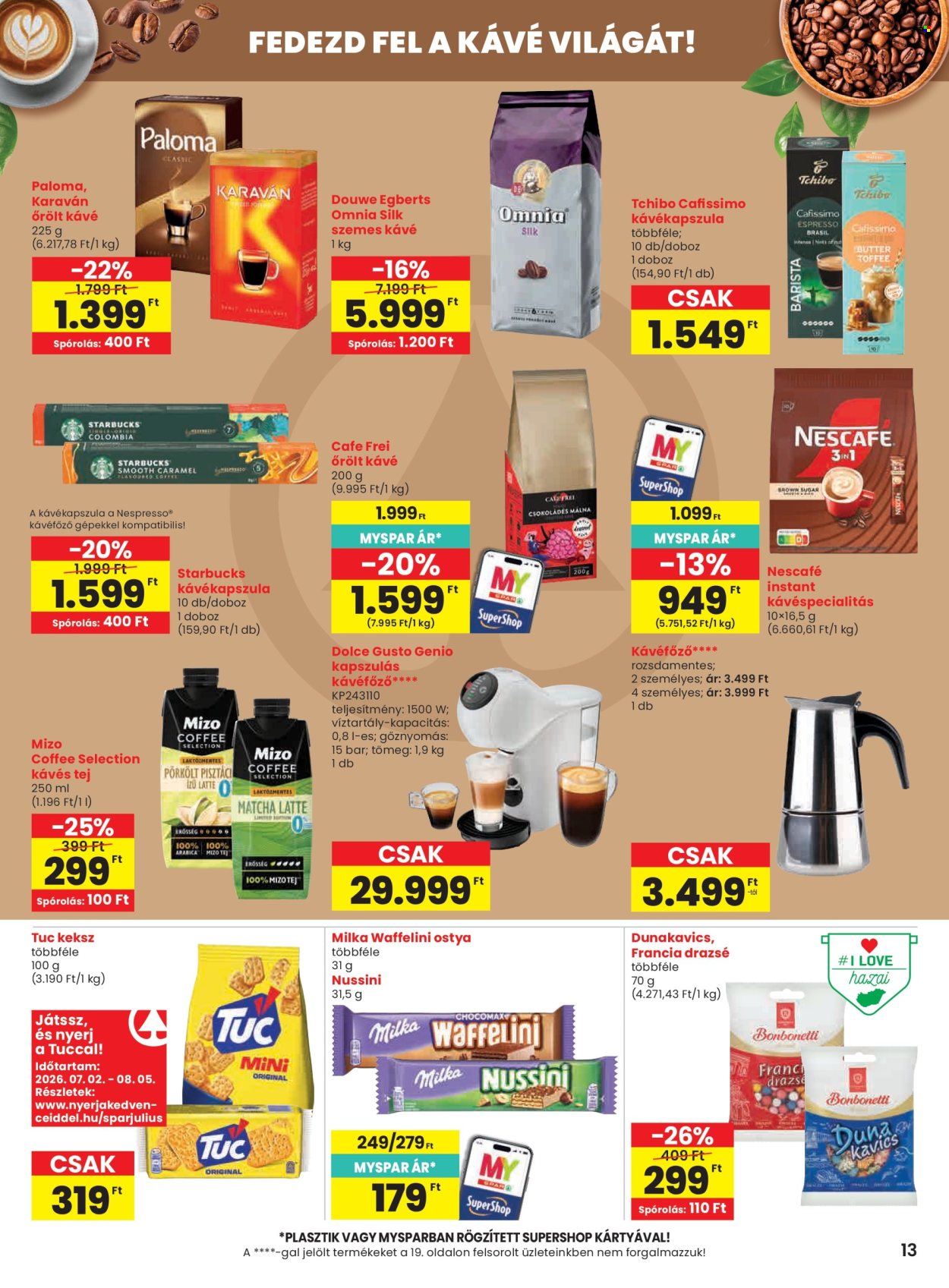 SPAR akciós újságok - 2026.07.23 - 2026.07.29. Oldal 13