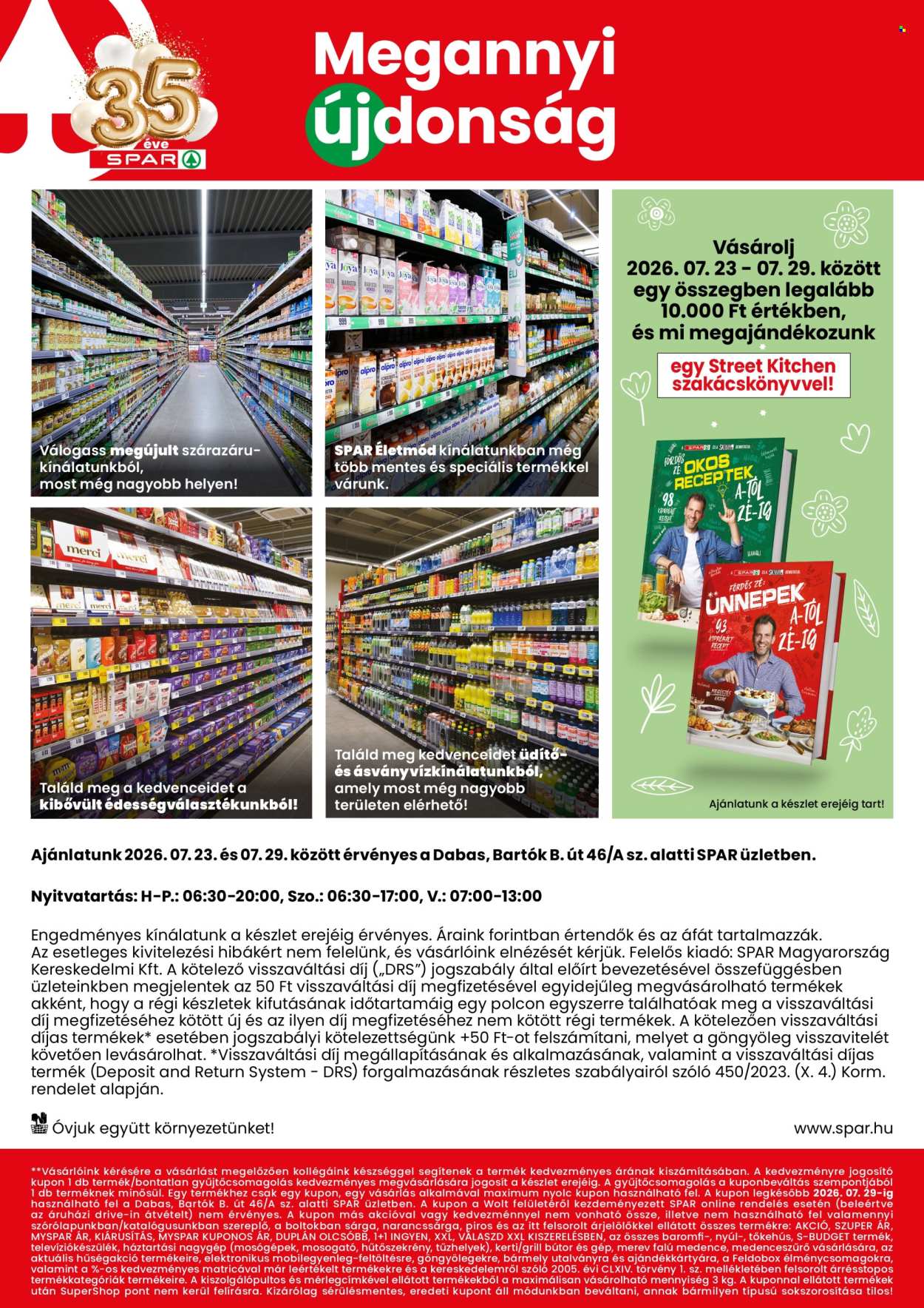 SPAR Szupermarket akciós újságok - 2026.07.23 - 2026.07.29. Oldal 2