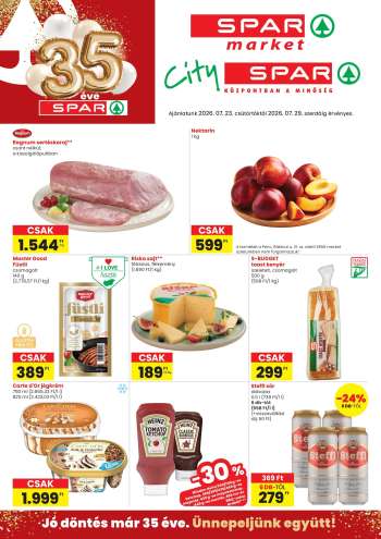 Újság SPAR - 2026.07.23 - 2026.07.29.
