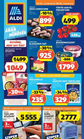 Újság Aldi - 2026.07.23 - 2026.07.29.