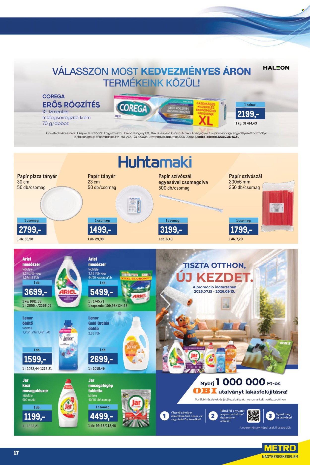 Metro akciós újságok - 2026.07.16 - 2026.07.31. Oldal 17
