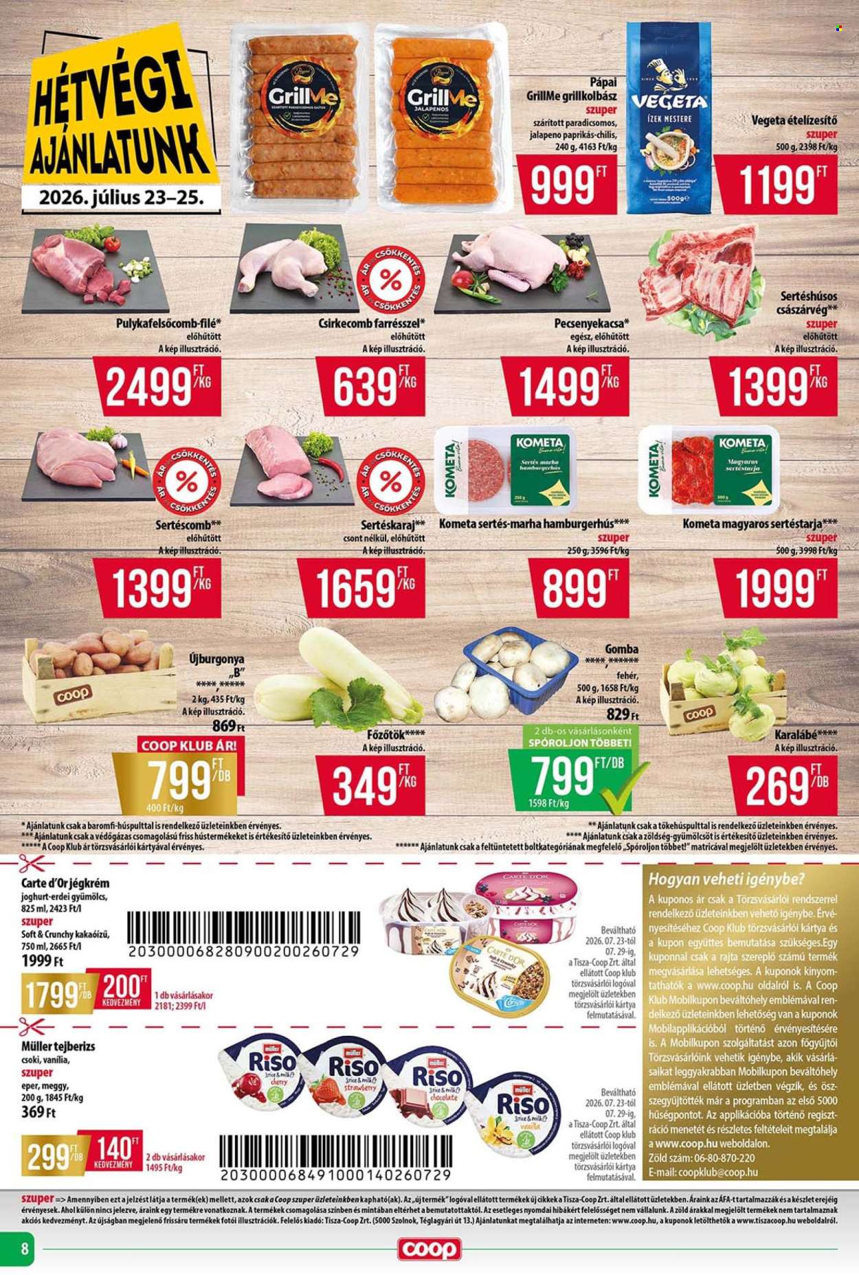 Coop akciós újságok - 2026.07.23 - 2026.07.29. Oldal 8