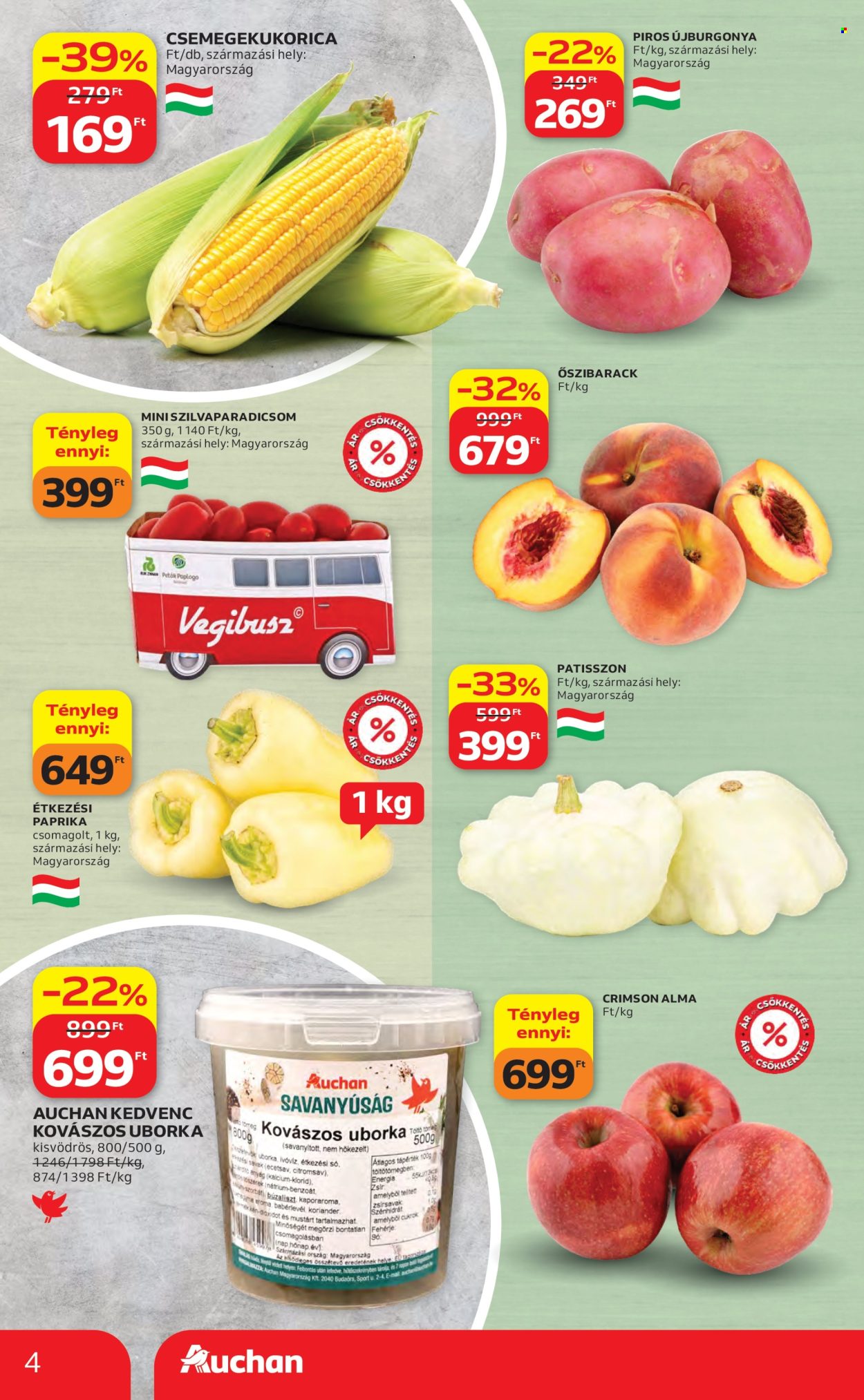 Auchan akciós újságok - 2026.07.23 - 2026.07.29. Oldal 4